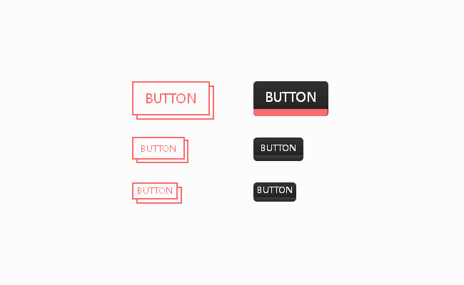 漂亮的CSS3线条按钮动画特效插图