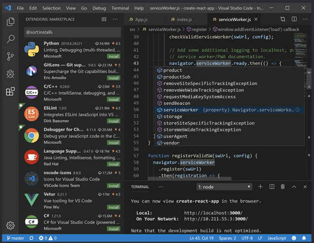 Visual Studio Code(VSCode)免费跨平台程序员代码编辑器开发工具插图